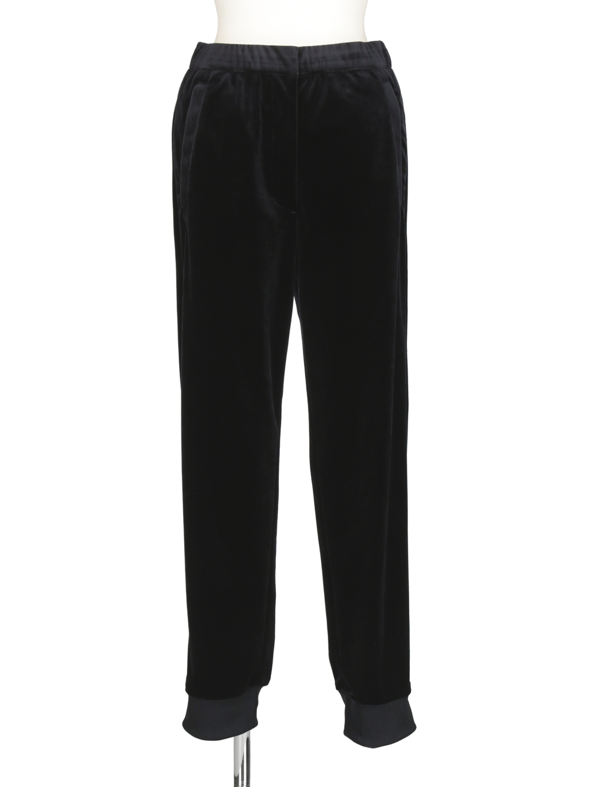 ベロアジョガーパンツ(ブラック)