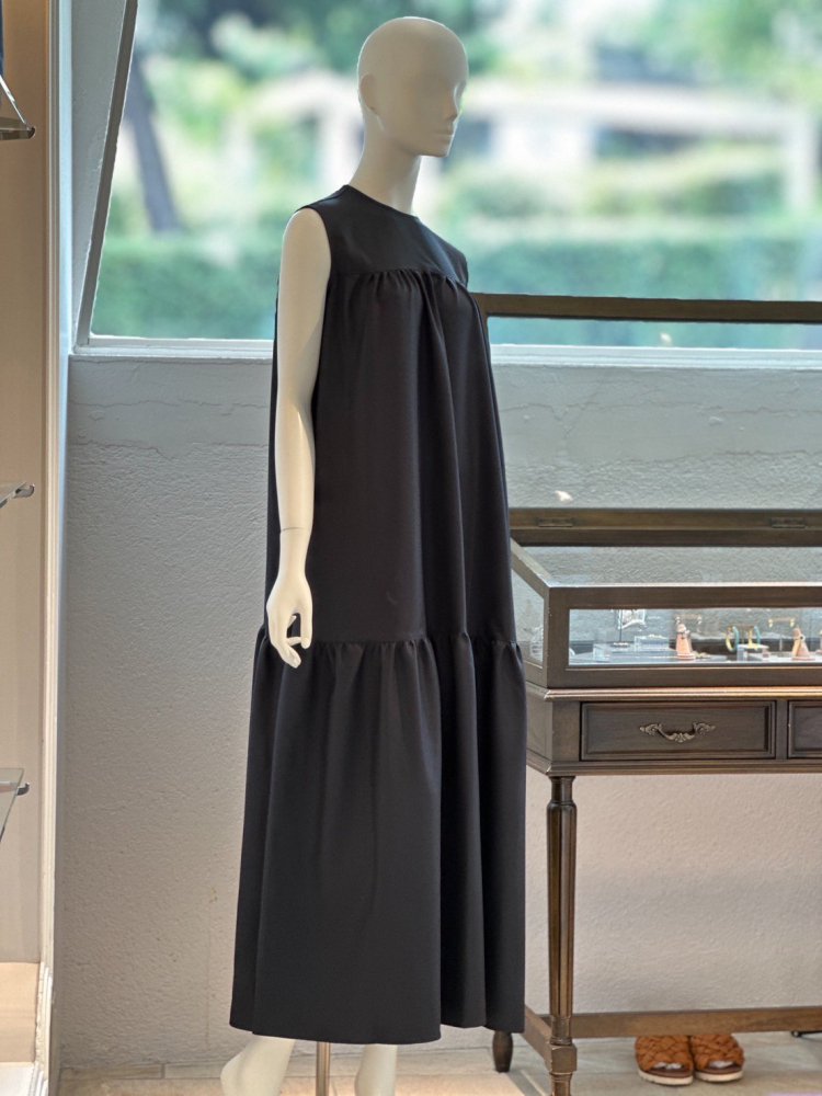 ティアードワンピース(ブラック)