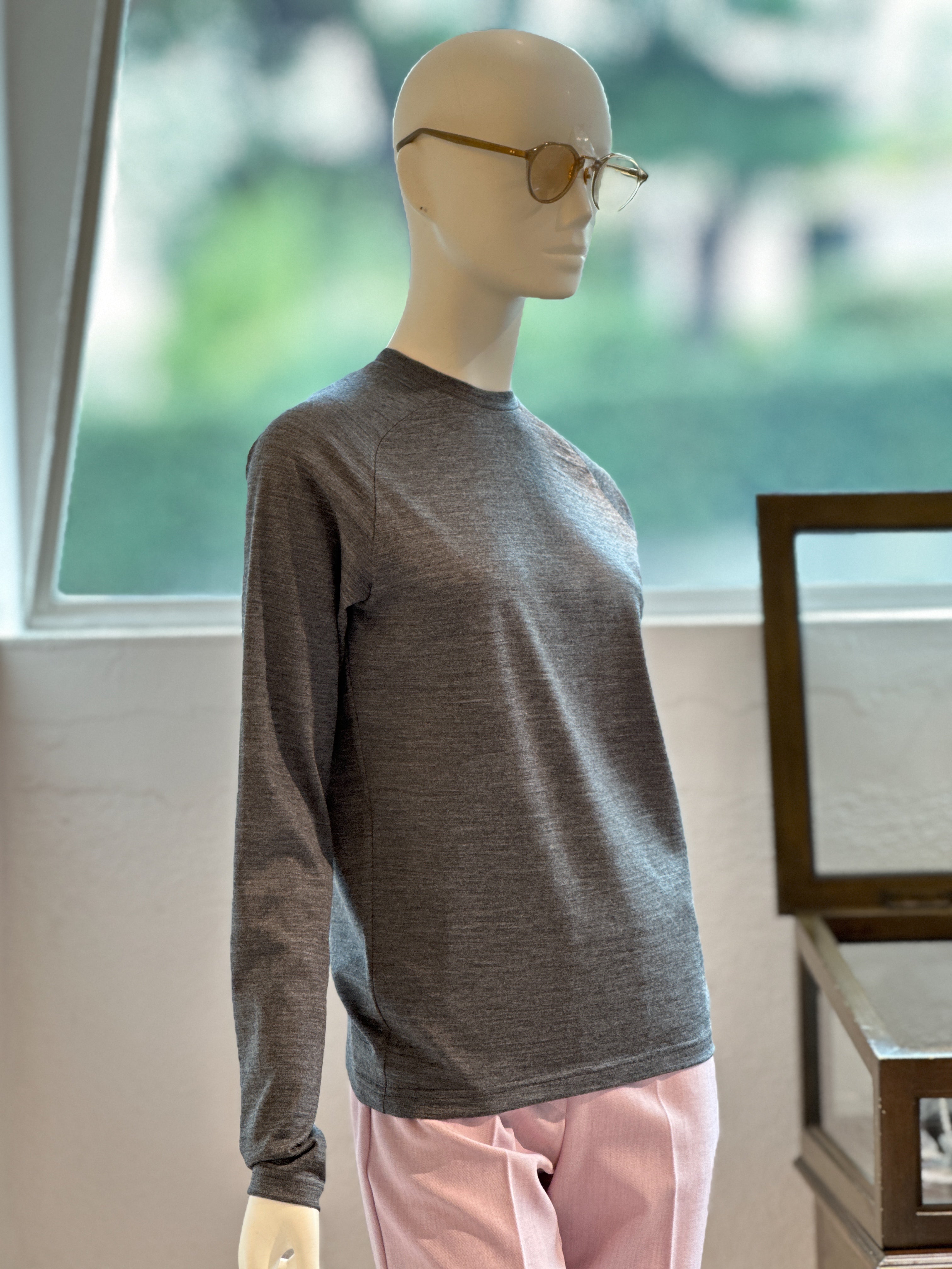 【コーデセット】ショートカーディガン×ニットカットクルーネック×スティックパンツ