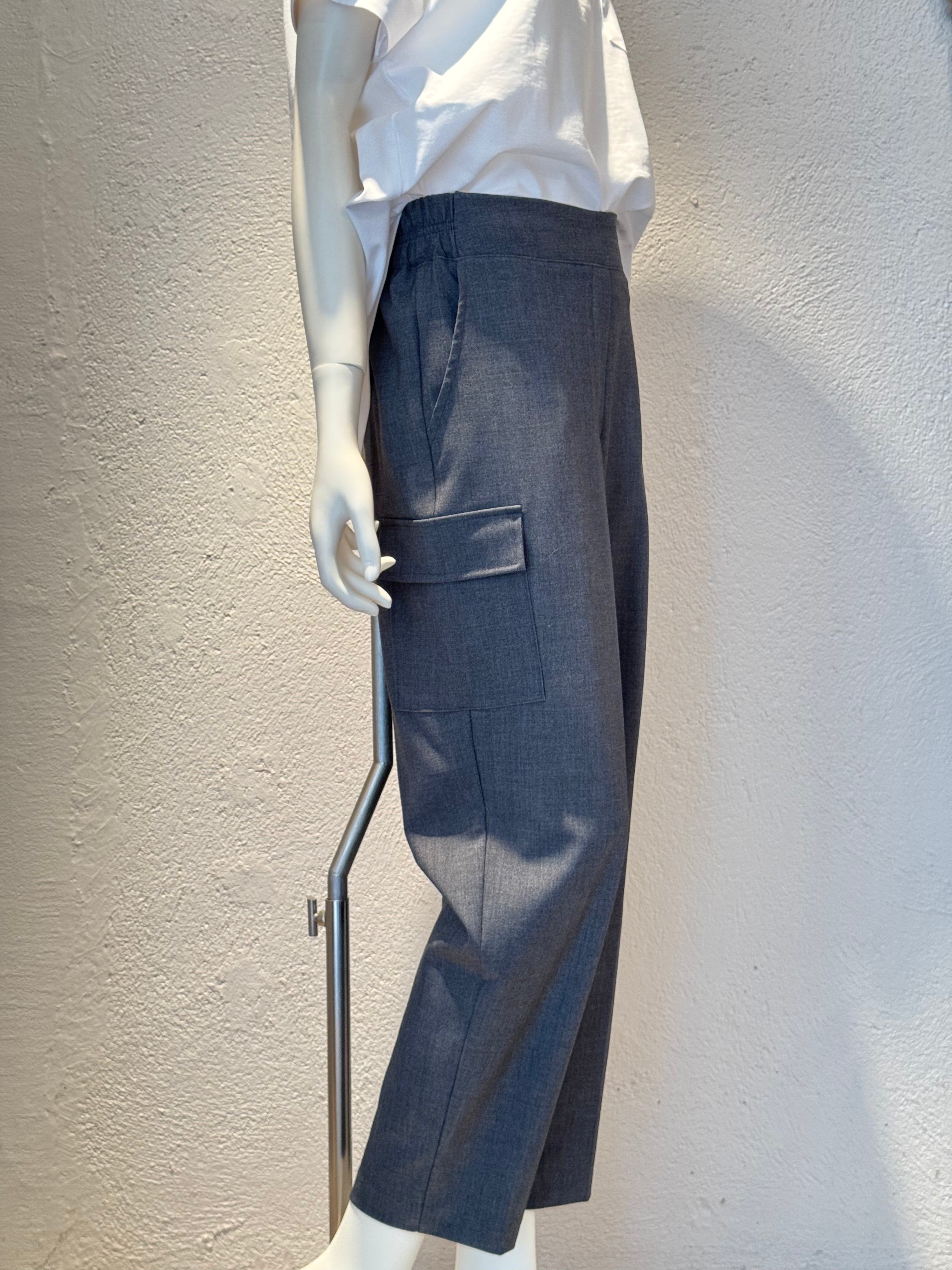 クロップドカーゴパンツ(グレー)