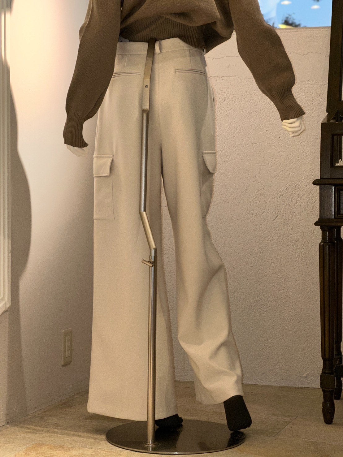 ワイドカーゴパンツ(エクリュ)