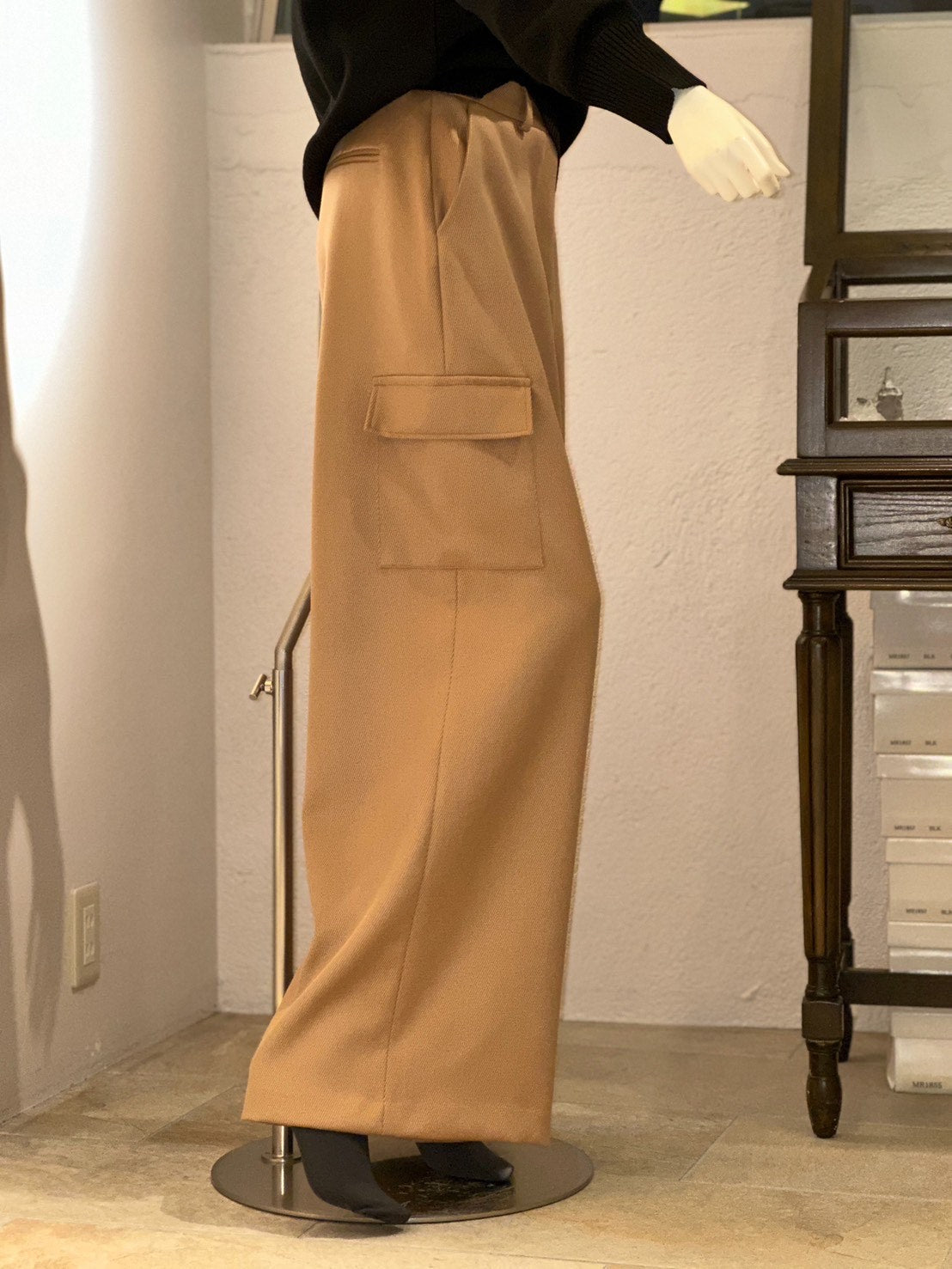 ワイドカーゴパンツ(キャメル)