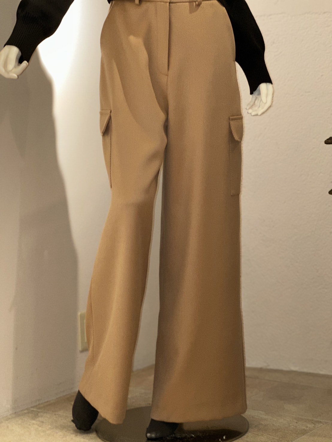 ワイドカーゴパンツ(キャメル)