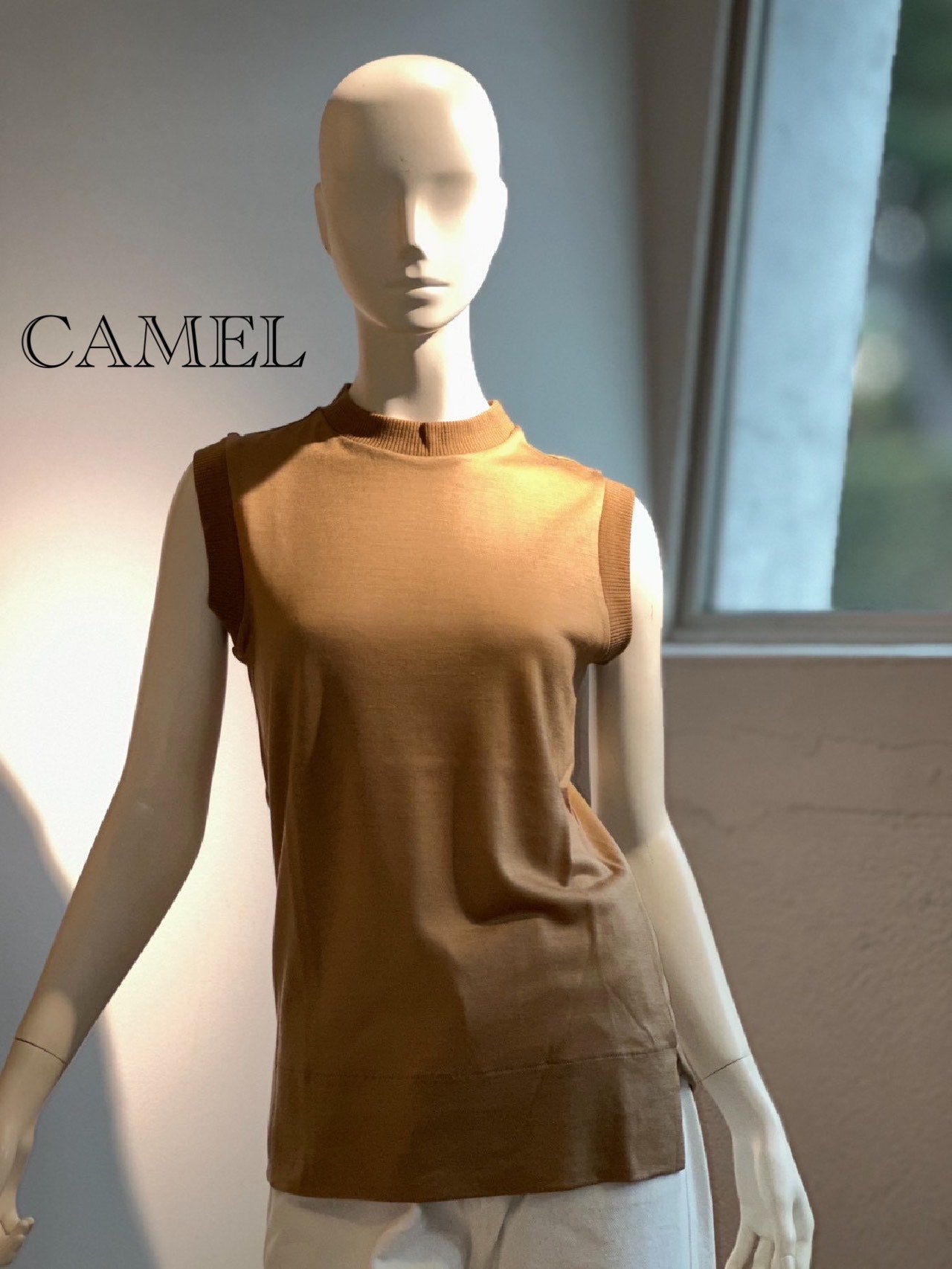 ニットカットノースリーブ