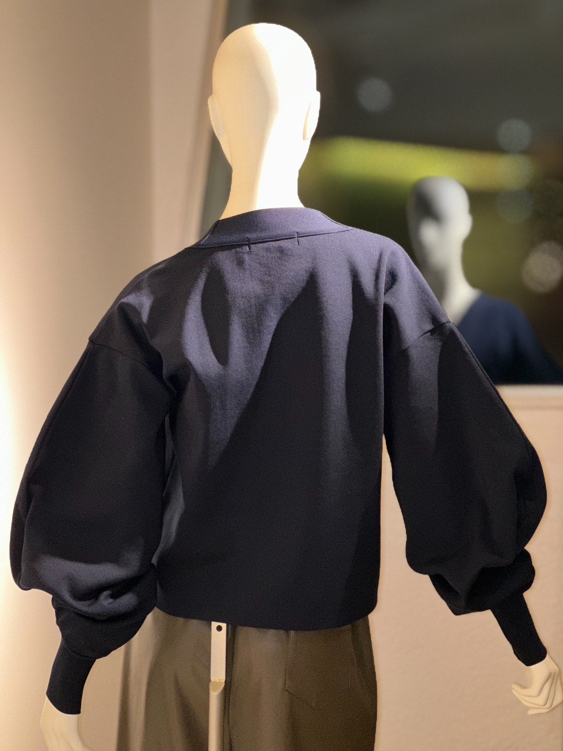 フィットテックショートVネックカーディガン