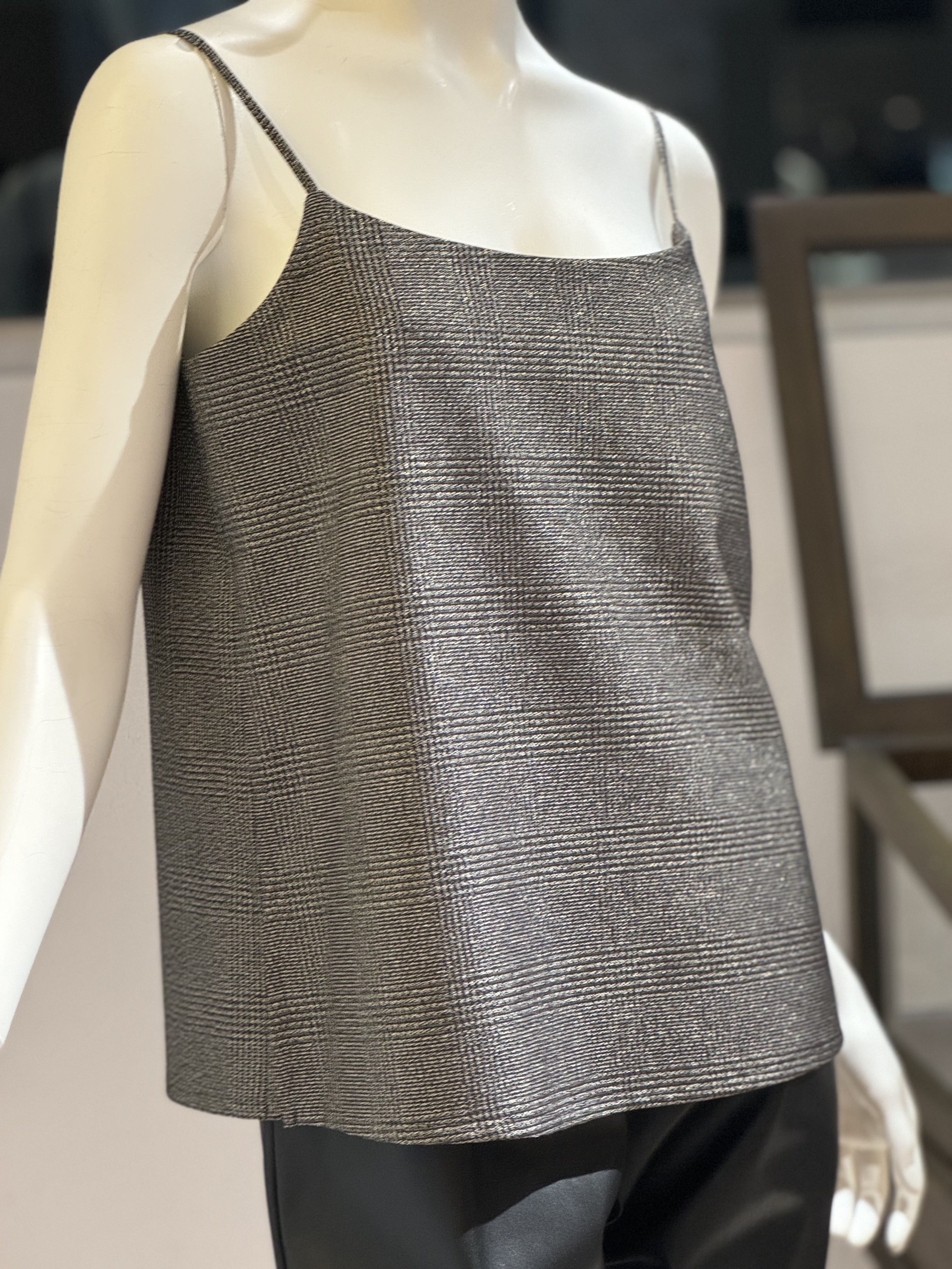 キャミソールブラウス(ブラックゴールド)