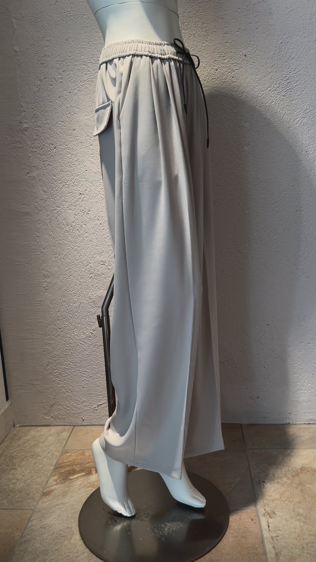 ドロストパンツ(アイボリー)
