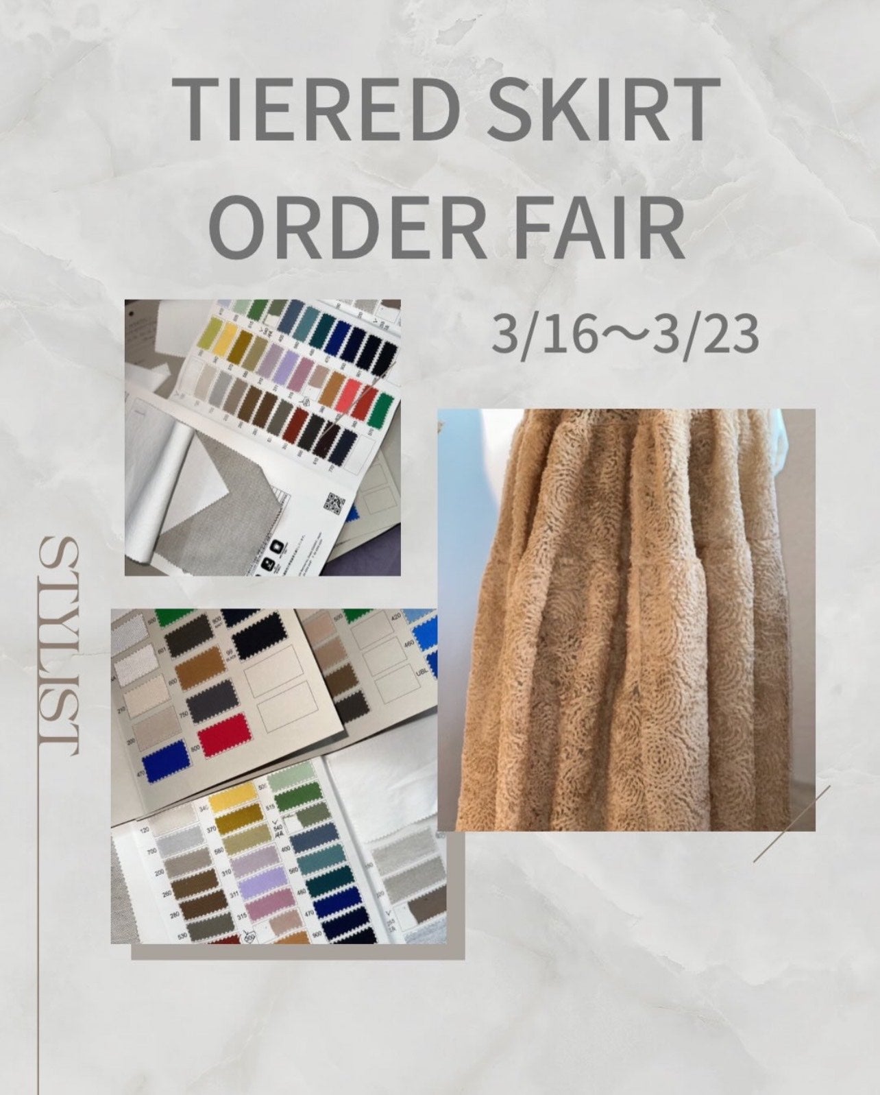 【TIERED SKIRT ORDER FAIR】
