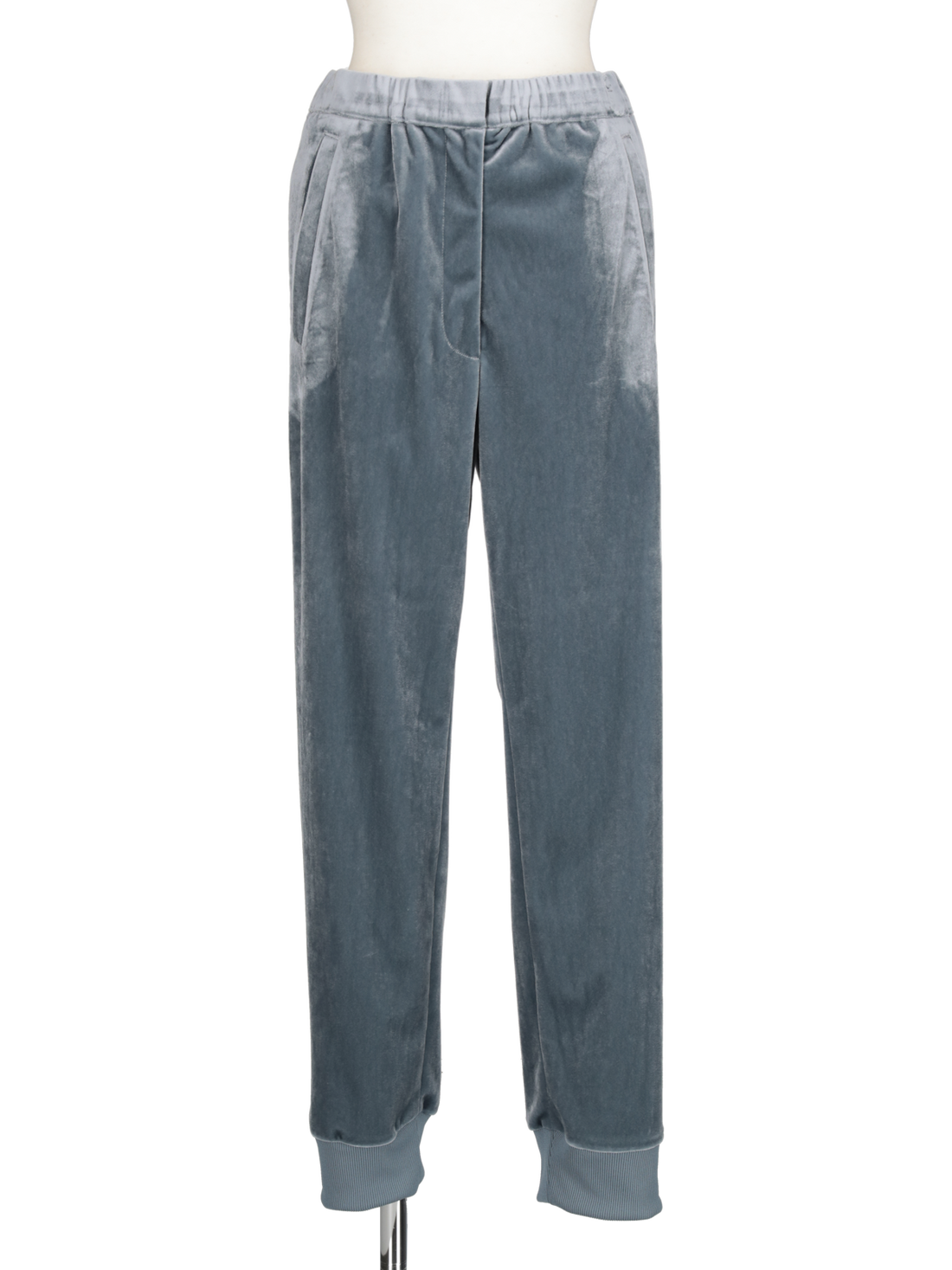 ベロアジョガーパンツ（ブルー）