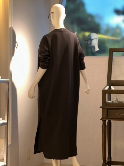 ダンボールニットコートカーディガン(ブラック)