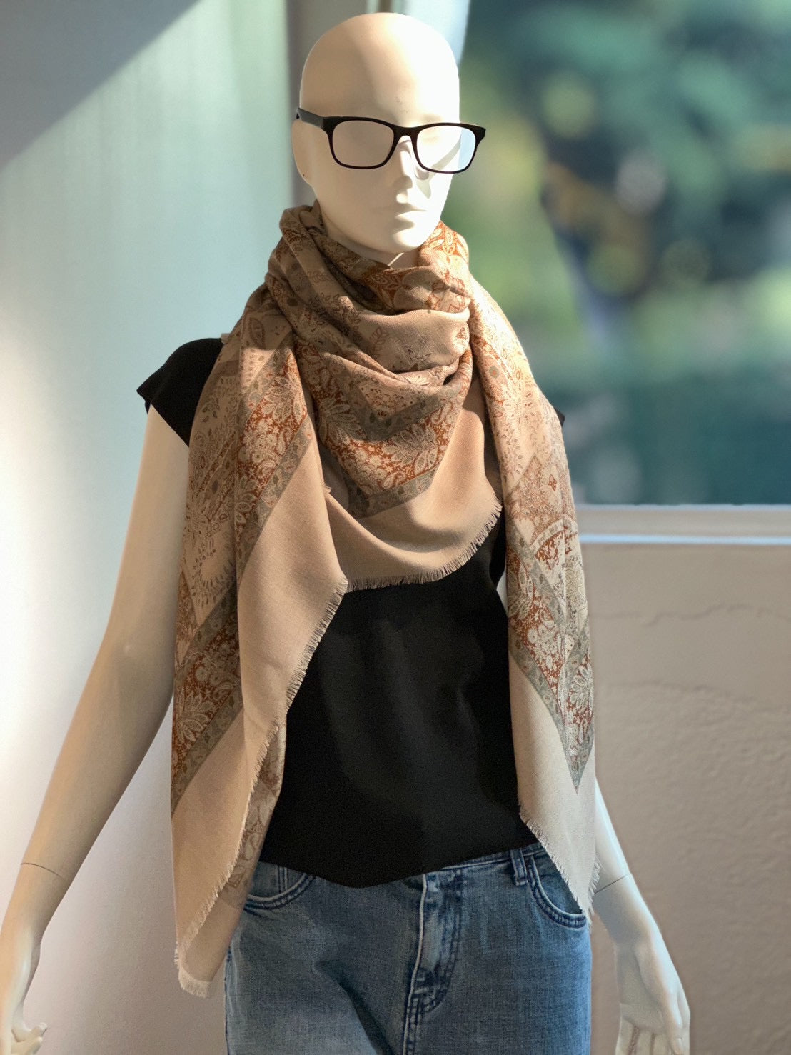 ストール(エテ)(グリーン)