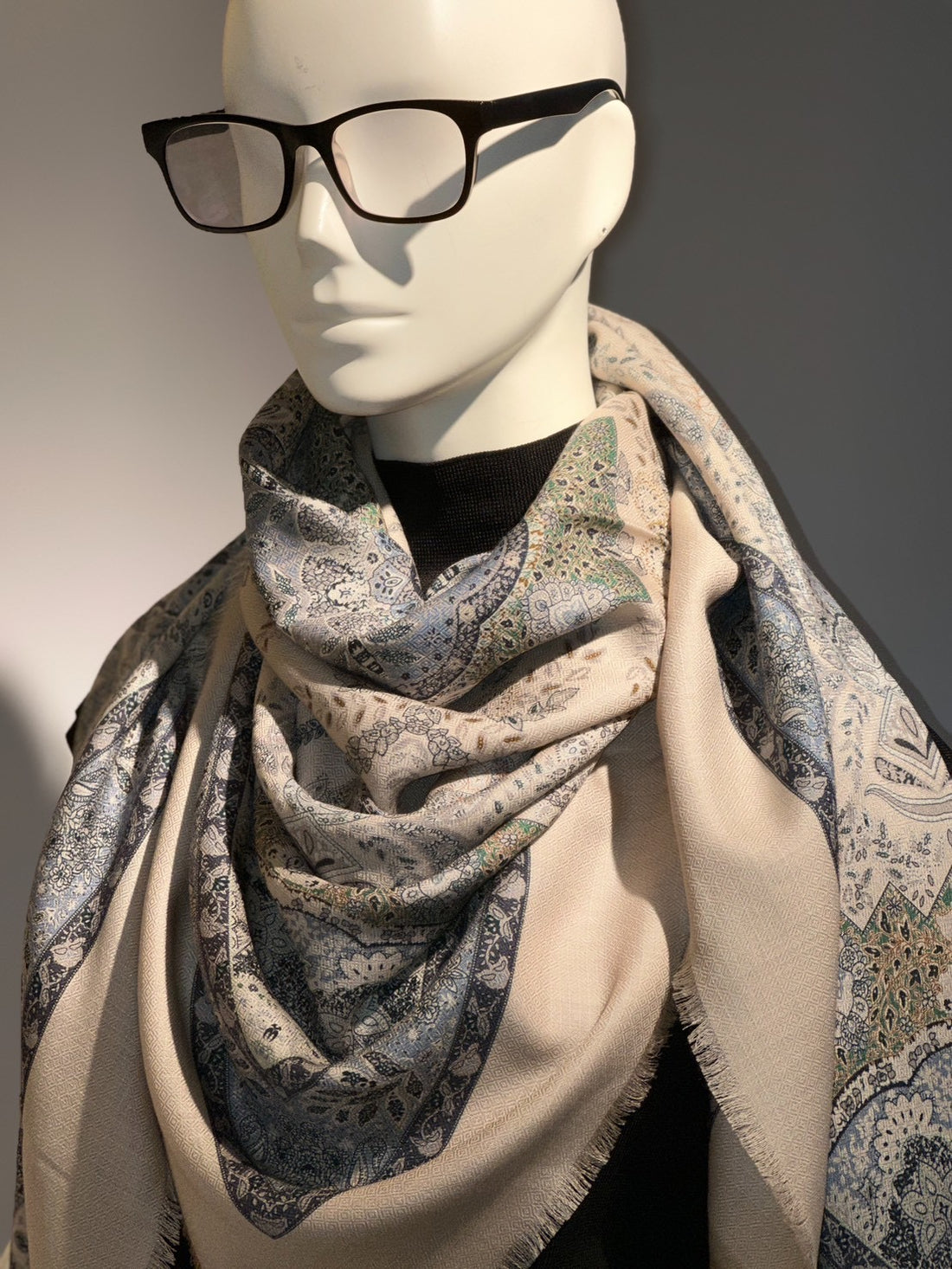 ストール(エテ)(ブルー)