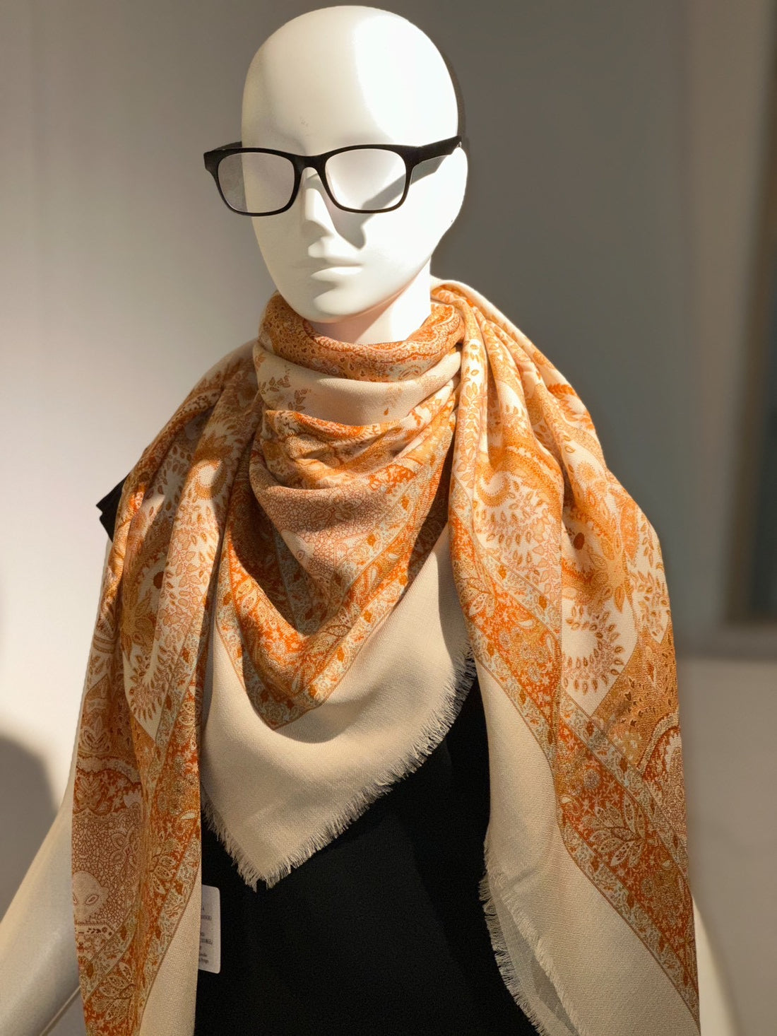 ストール(エテ)(オレンジ)