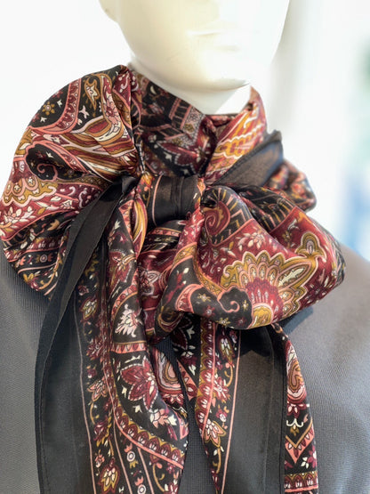 ストール（ミッドナイト・バーガンディ）