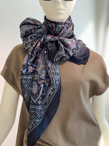 ストール（ミッドナイト・パープル）