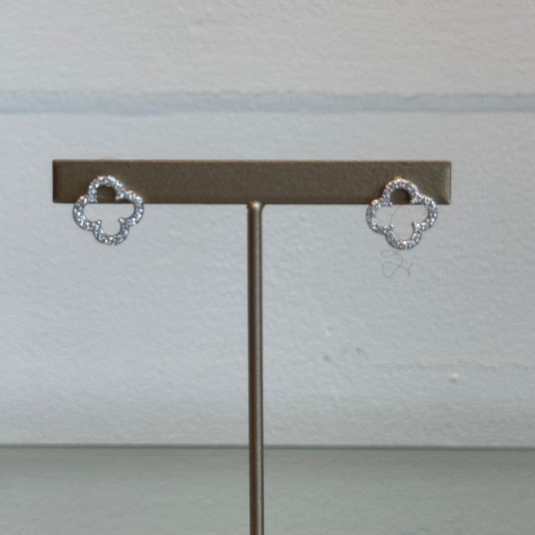 クローバーピアス(シルバー)