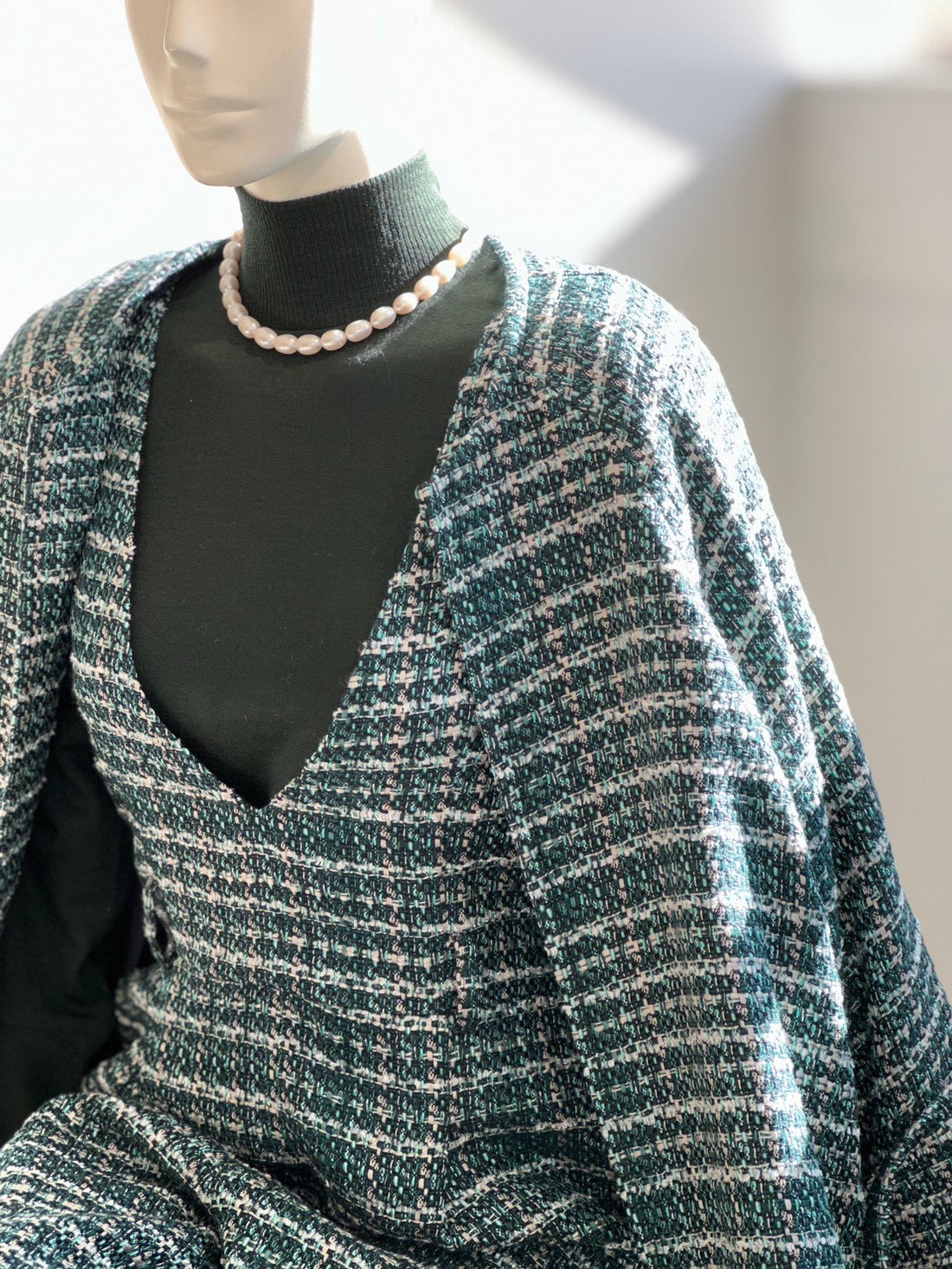 ツイードジャケット（グリーン）