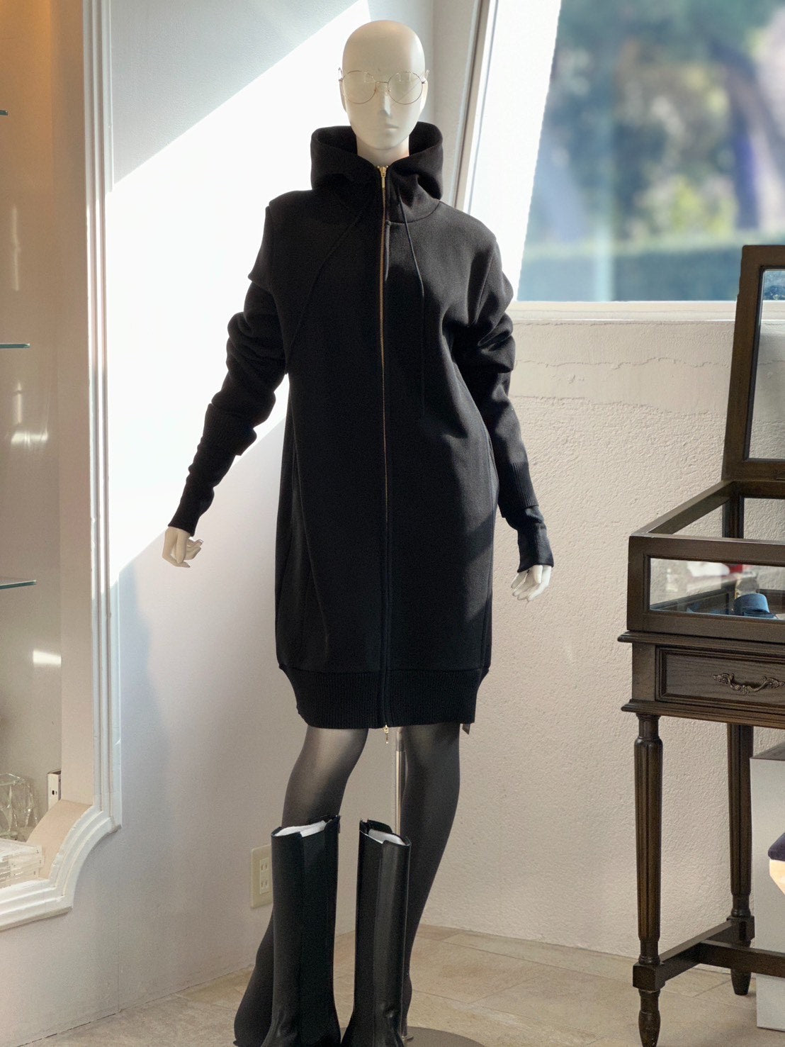 ザックリロングパーカー