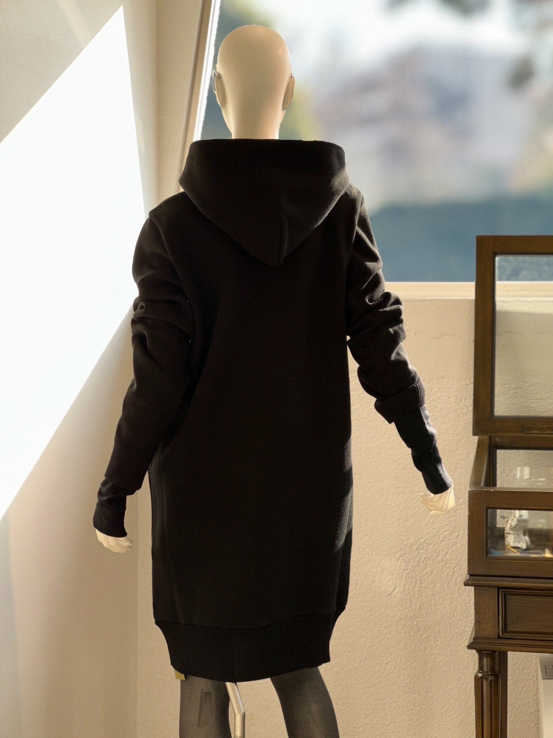 ザックリロングパーカー