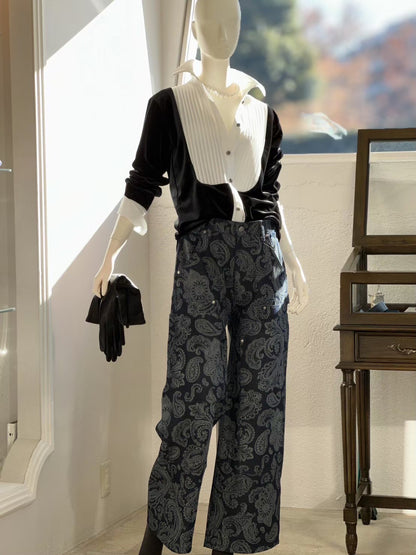 ペイズリーデニム