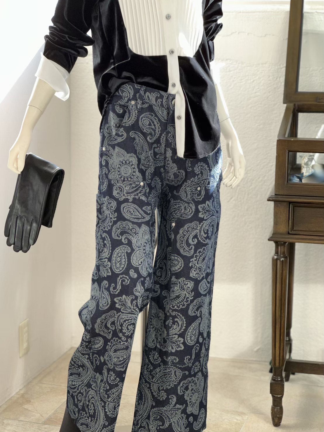 ペイズリーデニム