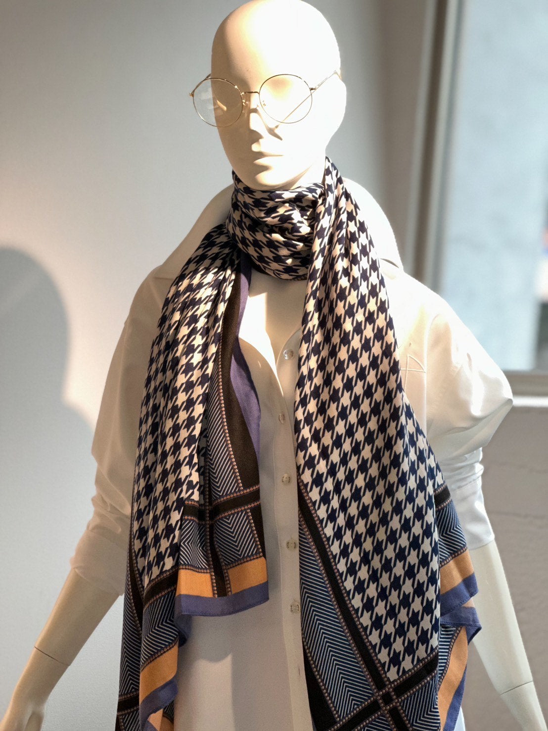 ストール（千鳥）