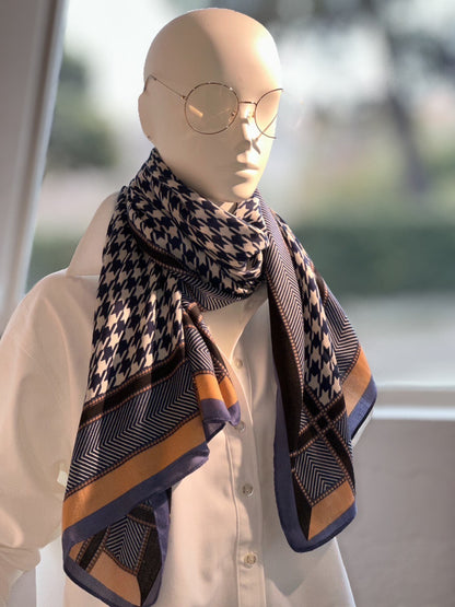 ストール（千鳥）