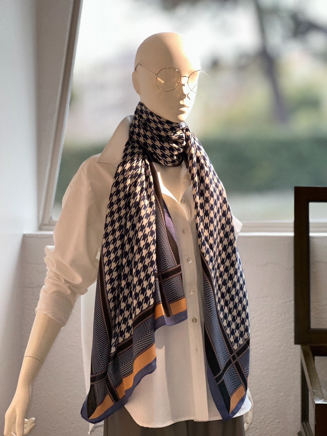 ストール（千鳥）