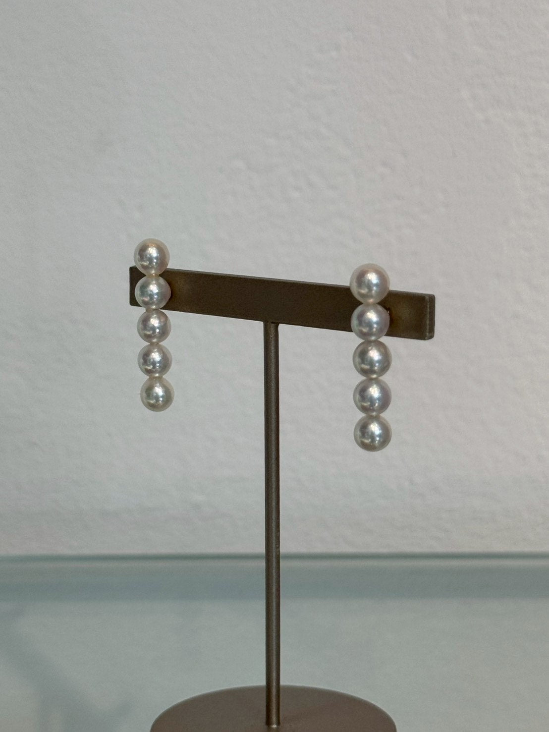 あこや真珠ピアス K18