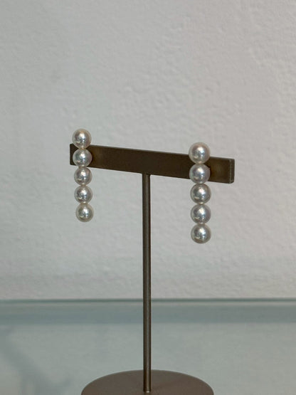 あこや真珠ピアス K18