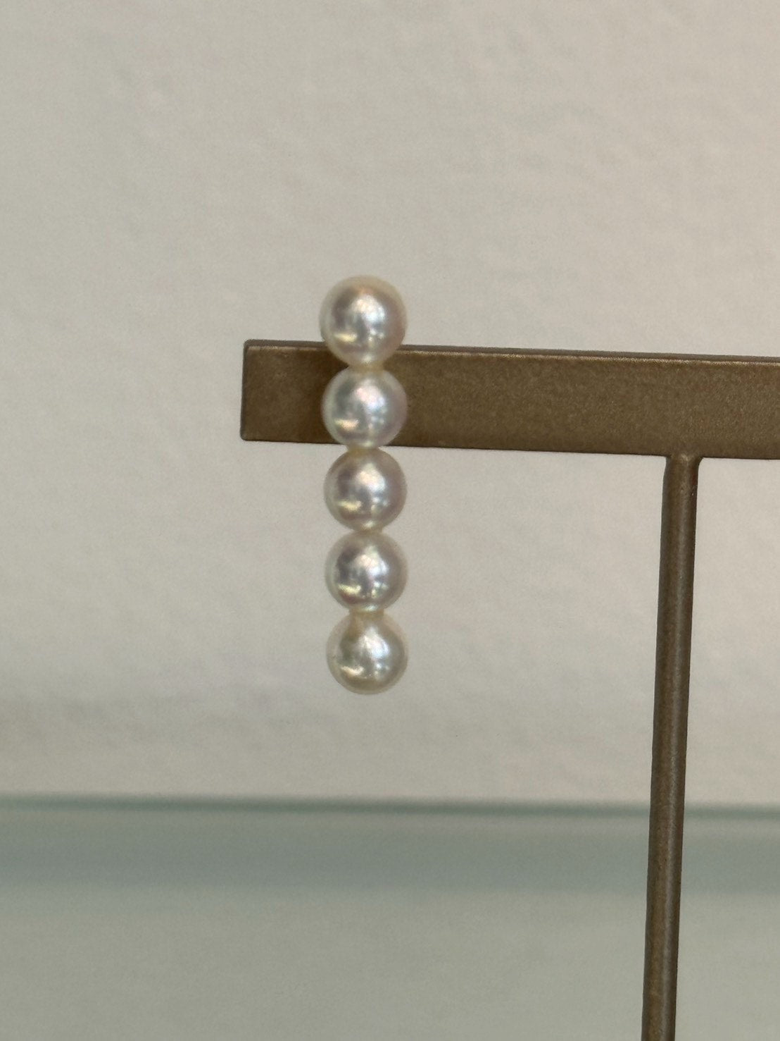 あこや真珠ピアス K18