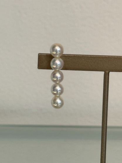 あこや真珠ピアス K18