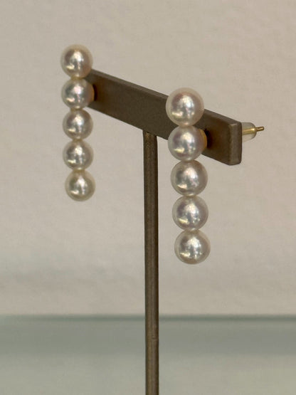 あこや真珠ピアス K18