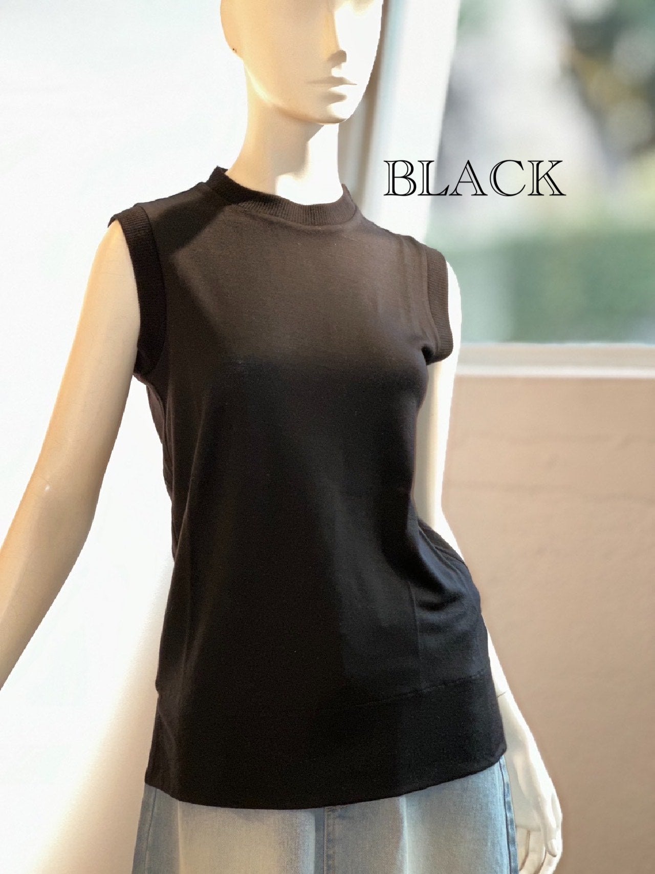 ニットカットノースリーブ