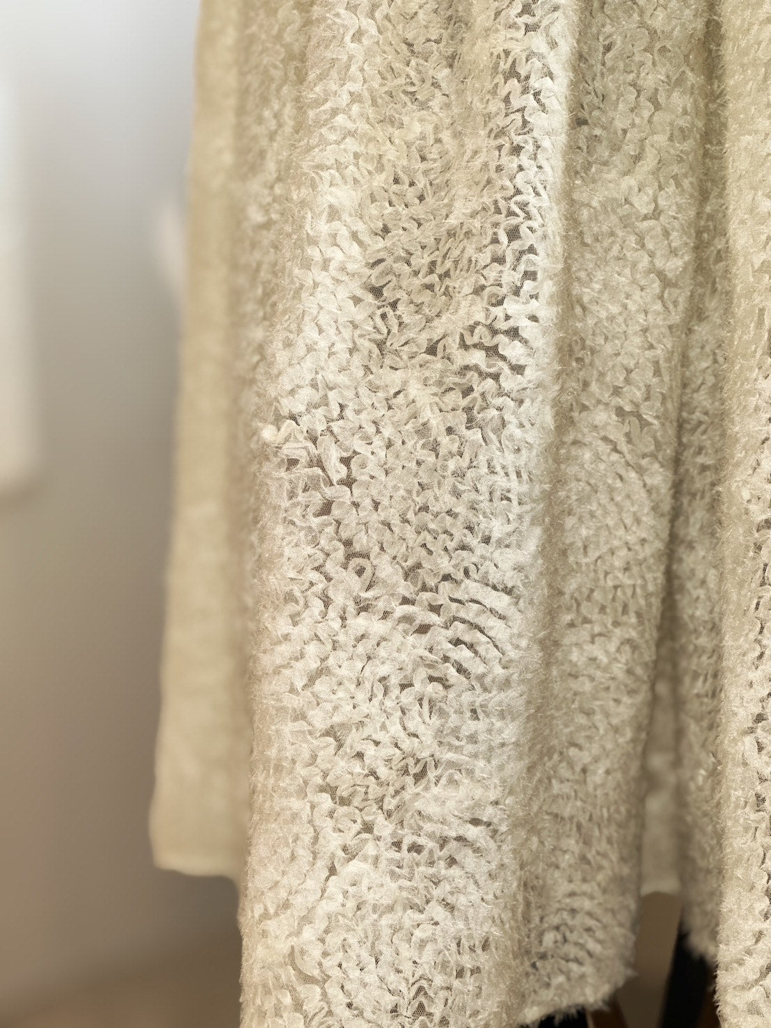 チュールレース ティアードスカート