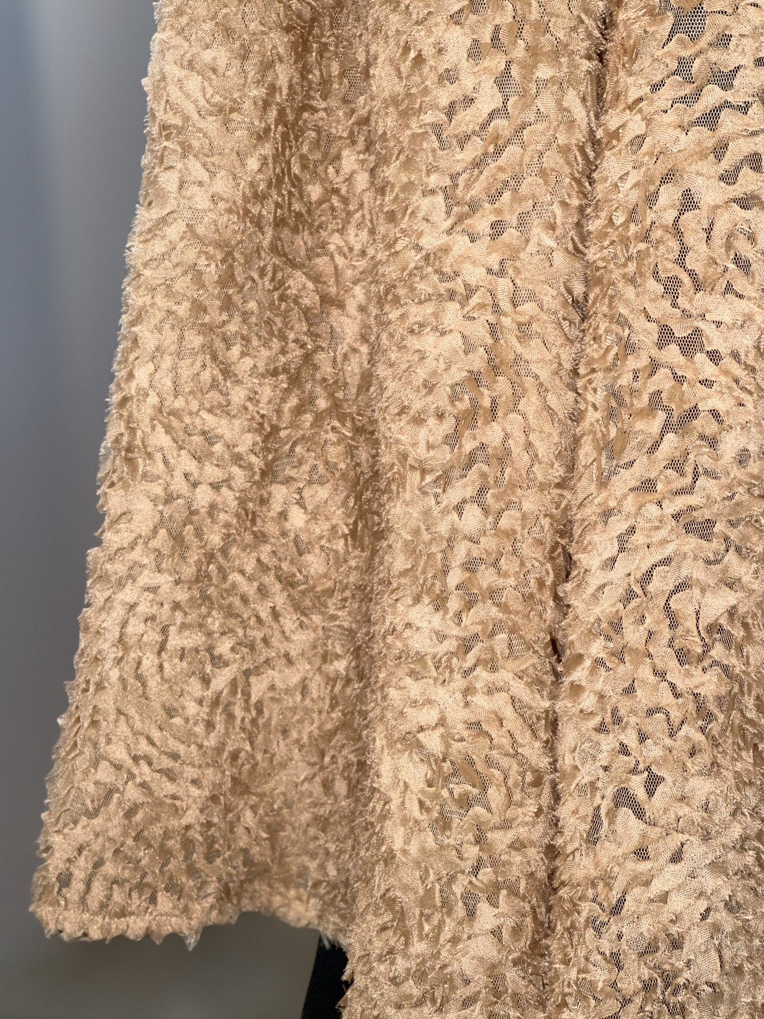 チュールレース ティアードスカート