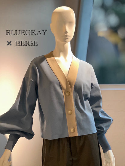 フィットテックショートＶネックカーディガン