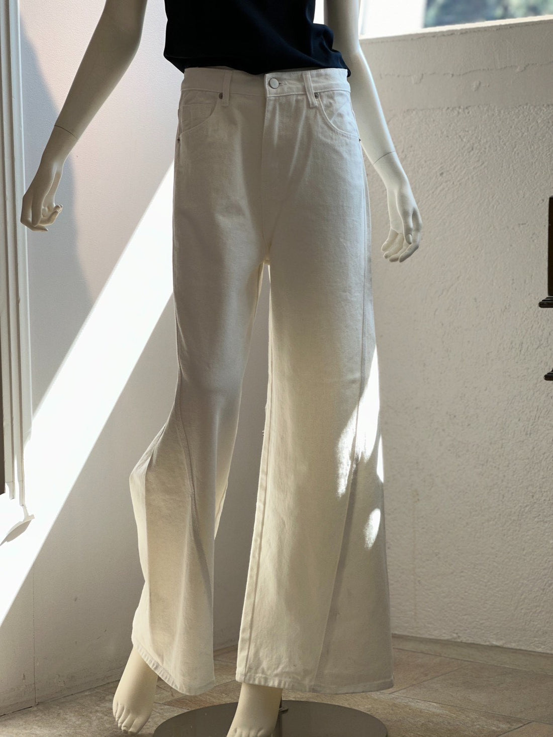 バギーデニム（WHITE）