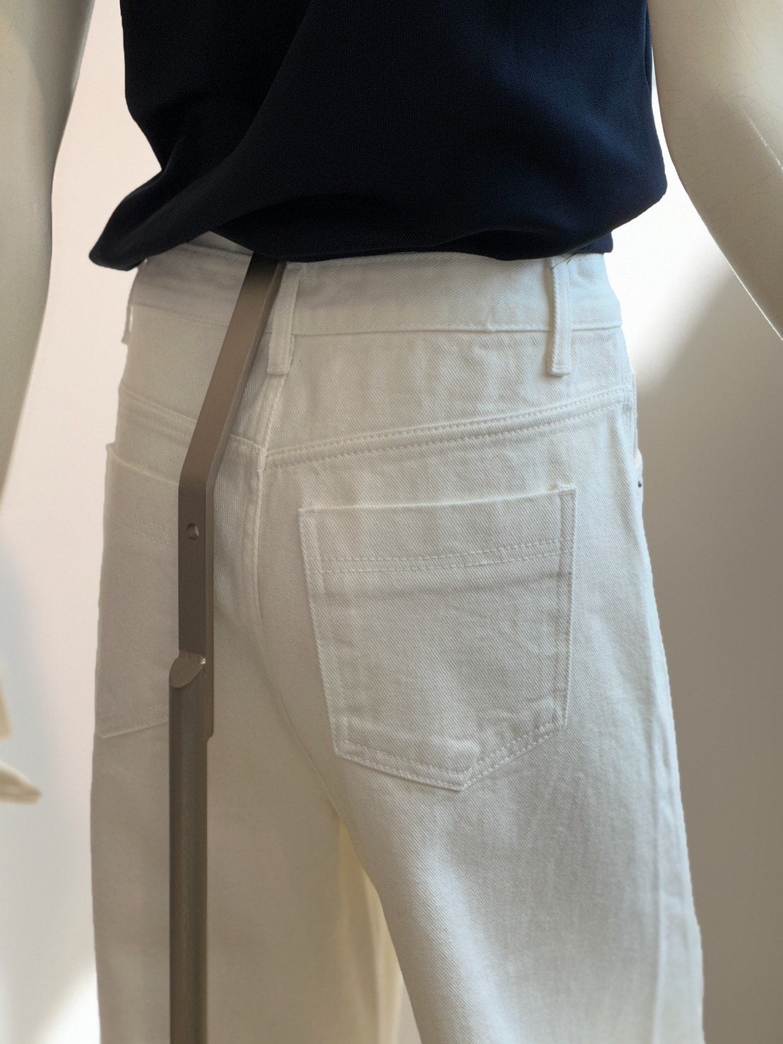 バギーデニム（WHITE）