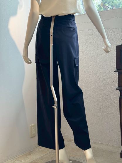 ワイドカーゴパンツ ストレッチポンチ（NAVY）
