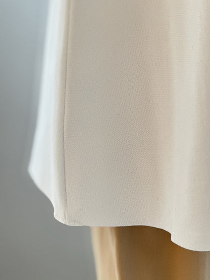 フィットテック Aラインノースリーブ Vネック(WHITE)