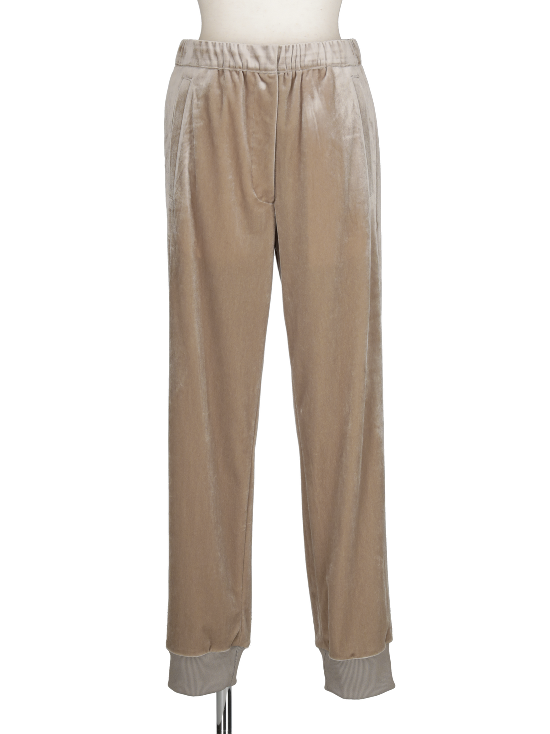 ベロアジョガーパンツ（トープ）